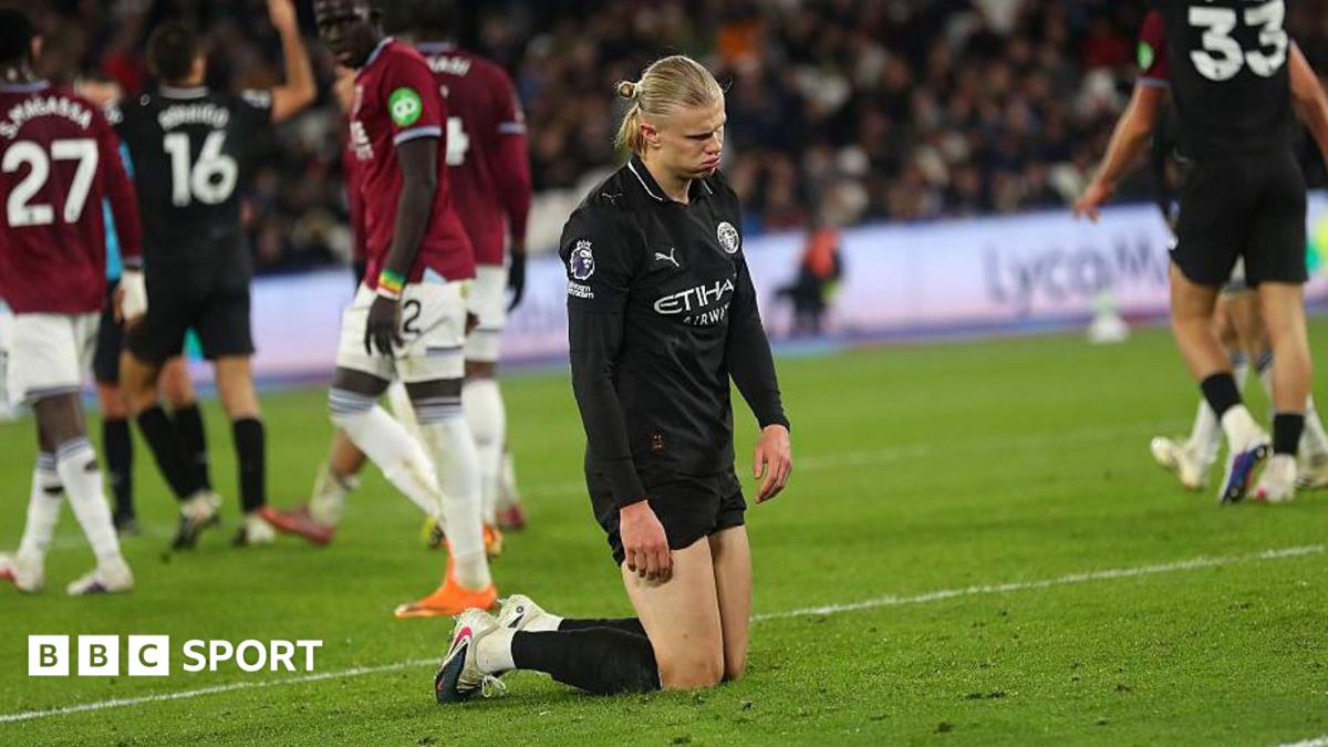 Unbalanced Man City cling to faint title hopes as Haaland struggles