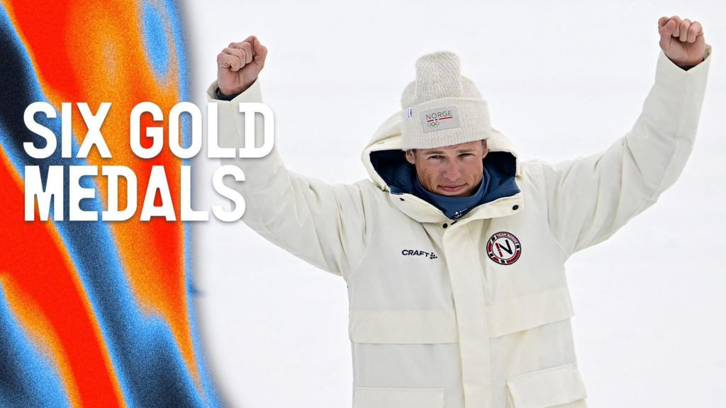 'Amazing!' - Klaebo sets record for most golds won at a single Winter Olympics