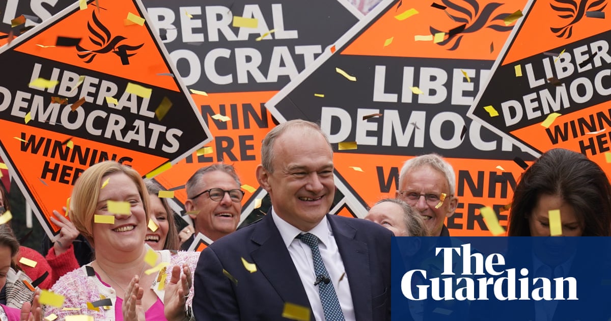 Ed Davey accuses Reform UK and Tories of importing ‘Trump-style divisive politics’