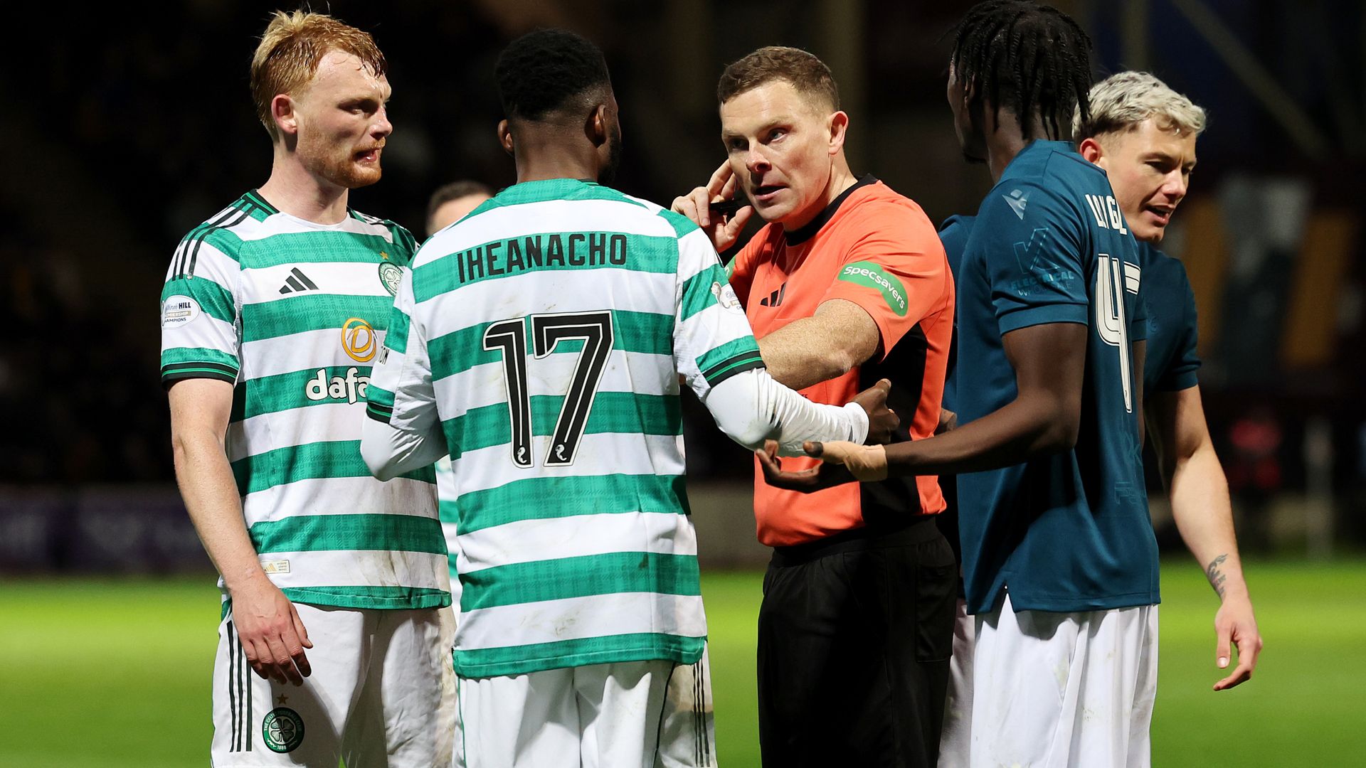 Man charged after Motherwell v Celtic referee’s personal details leaked